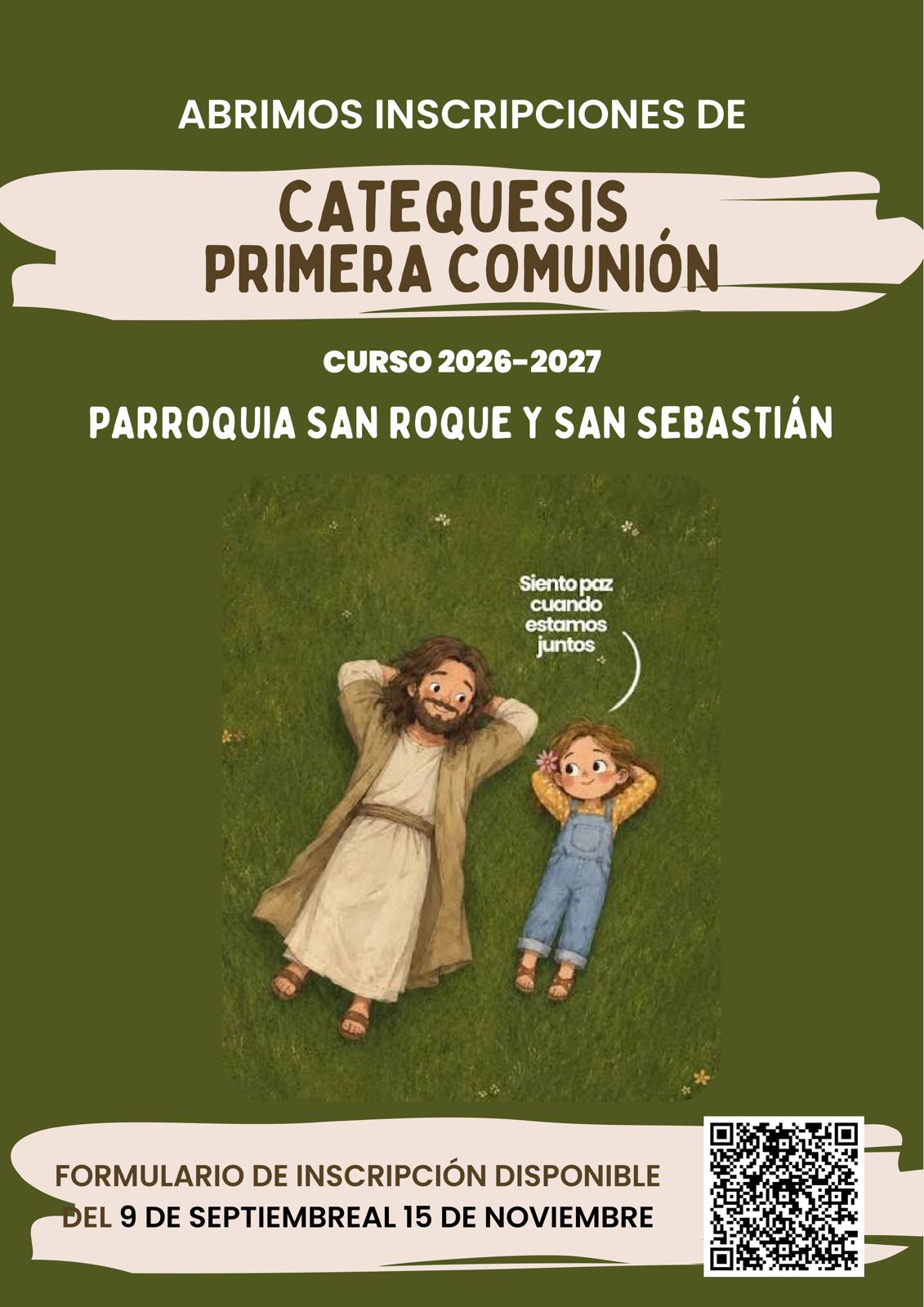 Cartel de inscripción